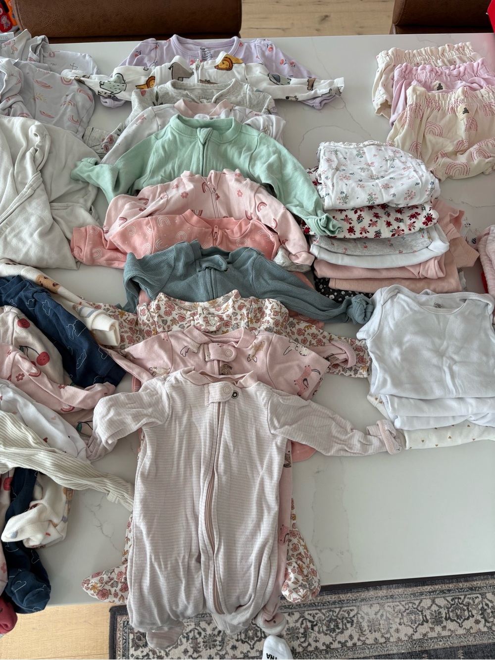 Soft Pink Baby Zip Romper - Neutral Essentials